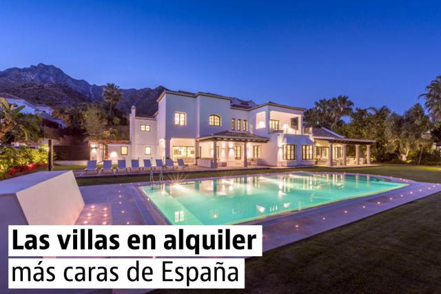 Descubre dónde están las casas en alquiler más caras de España